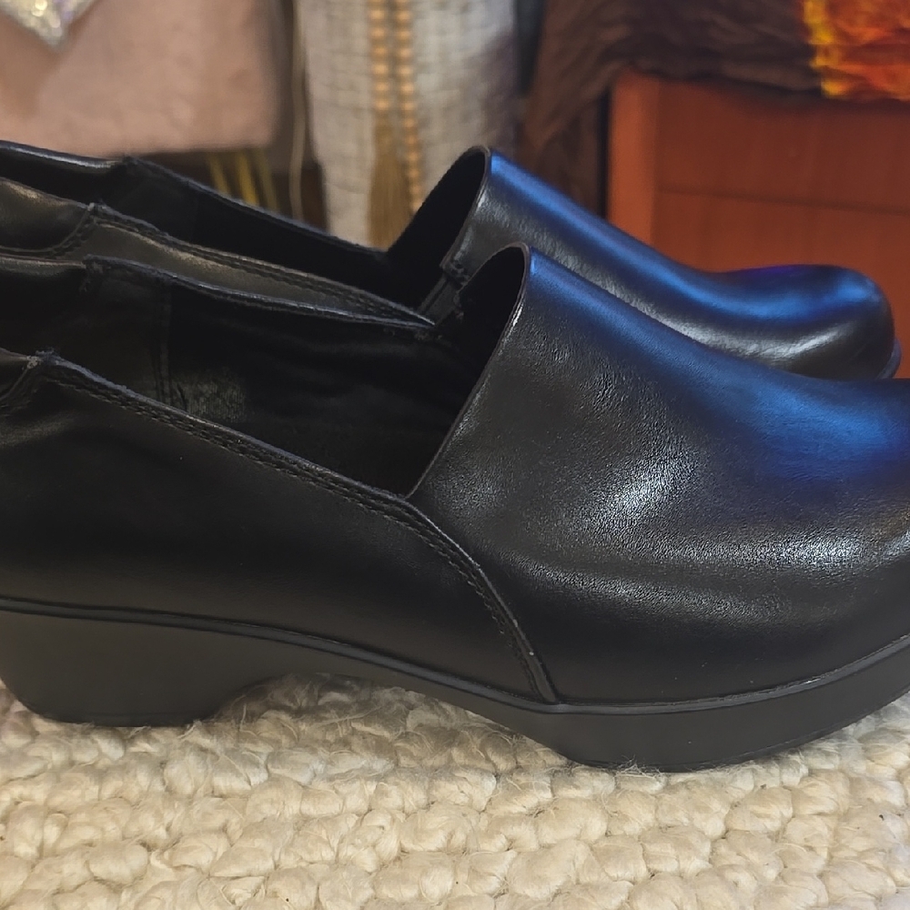 Cloudwalkers Black Leather Loafers